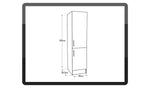 Home Athina 500mm Fitted Kitchen Tall Unit - White ( B Grade )
