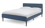 Home Kristopher Small Double Bed Frame Blue | Sturdy Bedroom Furniture