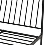 Kanso Double Metal Bed Frame - Black | Industrial Bedroom Vibe