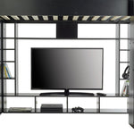 Gaming High Sleeper Bed - Black | Multimedia Room Station