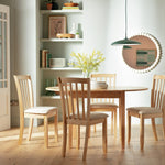Home Banbury Extending Solid Wood Dining Table-Natural | Dining room furniture