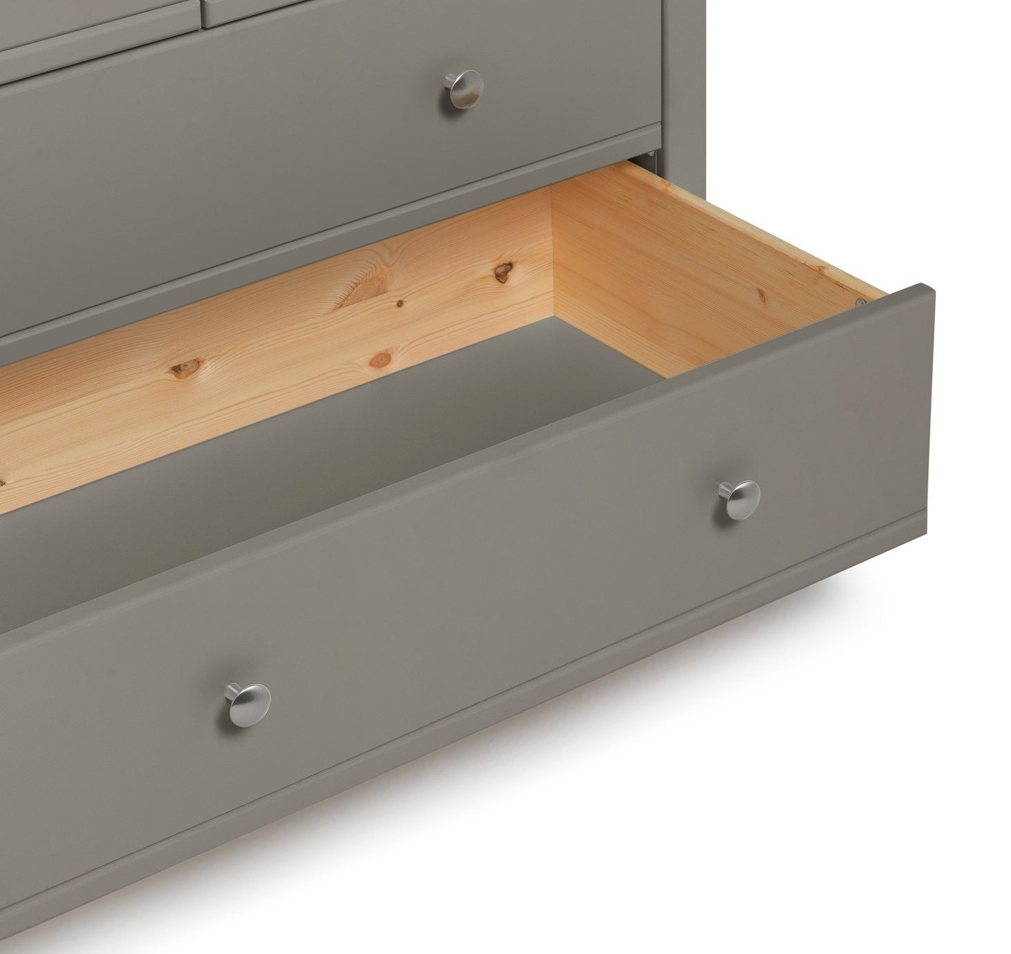 Brooklyn 4 Drawer Chest- Grey | Grey dresser