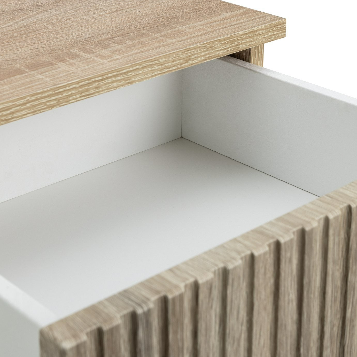 Digby 1 Drawer Bedside Table - Oak | Small Space Storage