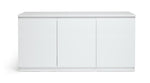 Home Jenson 3 Door Sideboard - White Gloss | Modern Storage Cabinet