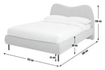Orton Double Fabric Bed Frame - Natural | Warm Neutral Aesthetic