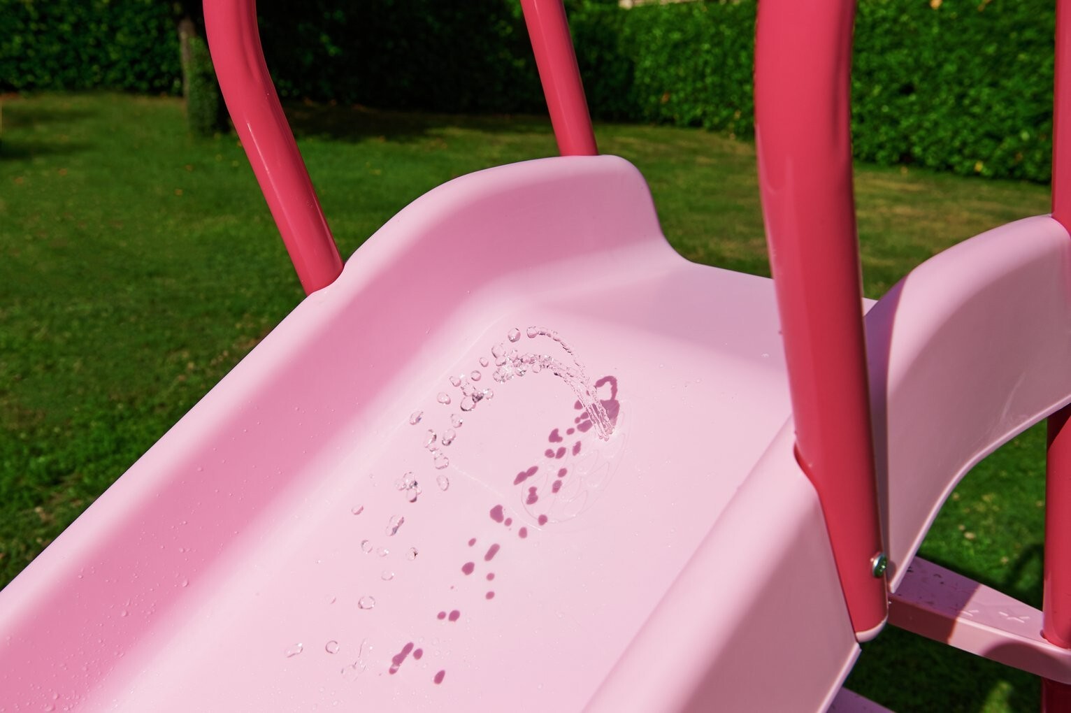 Chad Valley 7ft Kids Garden Slide - Pink