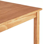 Raye Solid Wood 4 Seater Dining Table - Natural