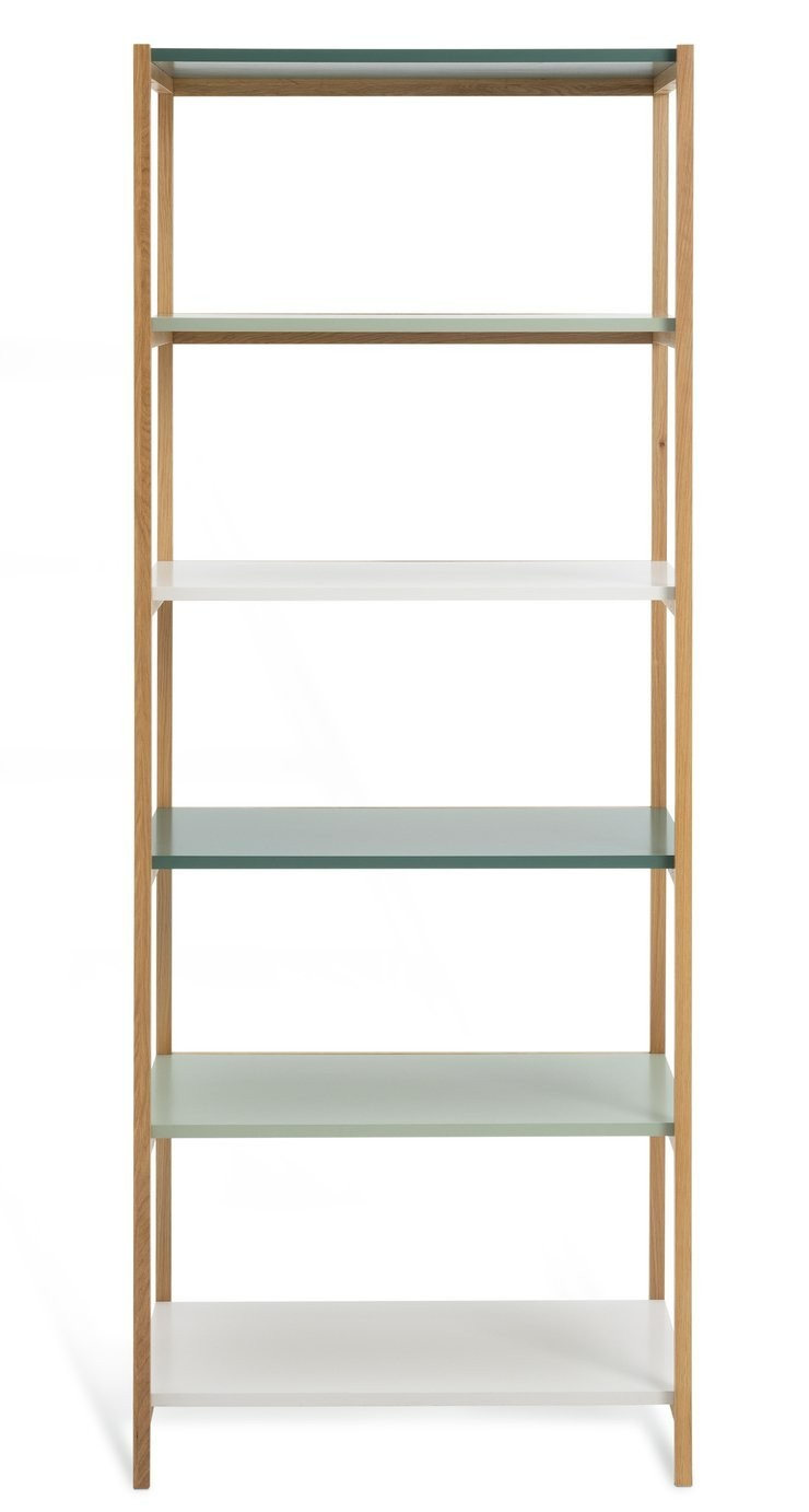 Jive Tall Shelving Unit - Green | Stylish Display Feature