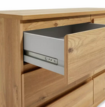 Jenson 6 Drawer Chest - Oak Effect (B GRADE 1025)
