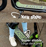 Zinc Radikal 12 Inch Kids BMX Scooter Green | Children’s Push Scooter Outdoor