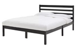 Kaycie Double Wooden Bed Frame - Black ( B Grade 38311 - 38312 )