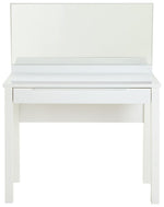 Home Hallingford 1 Drawer Dressing Table - White Gloss