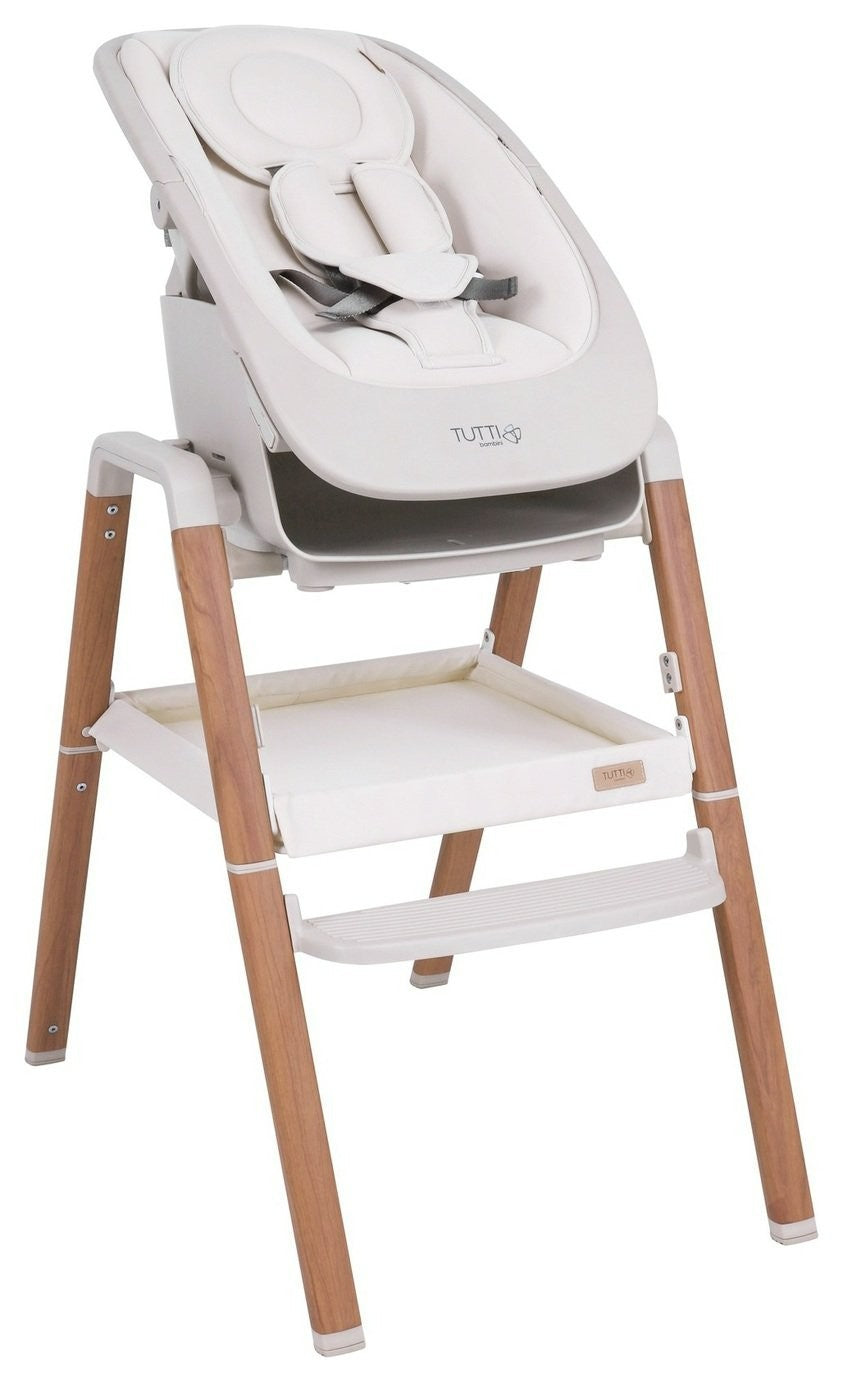 Tutti Bambini Nova Walnut Multifunctional Highchair | Baby feeding chair