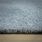 Habitat Recycled Cosy Plain Shaggy Rug - 160x230cm - Blue