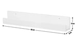 Home Kids Set of 2 Bookshelves White | Children's Bedroom Storage Shelving Furni