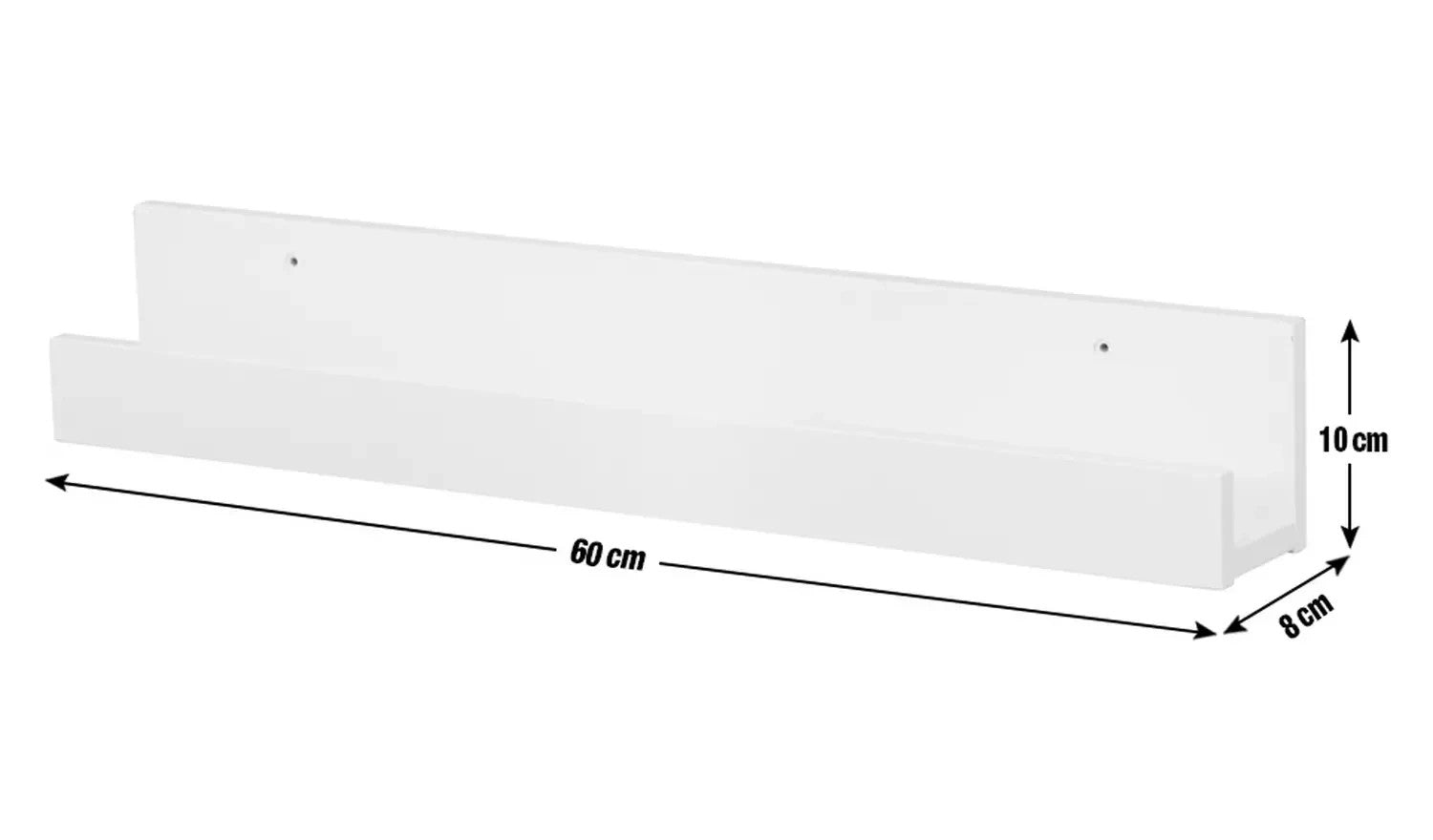 Home Kids Set of 2 Bookshelves White | Children's Bedroom Storage Shelving Furni