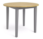Chicago Solid Wood 2-4 Seater Dining Table - Grey