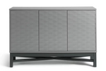 Zander Textured Large Sideboard - Grey ( B Grade )