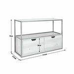 Habitat Loft Living 2 Drawer TV Unit | Modern Stylish TV Stand Living Storage