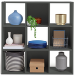 Habitat Squares 9 Cube Storage Unit - Anthracite