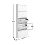 Habitat Daxton 5 Shelf Metal Shoe Storage - White