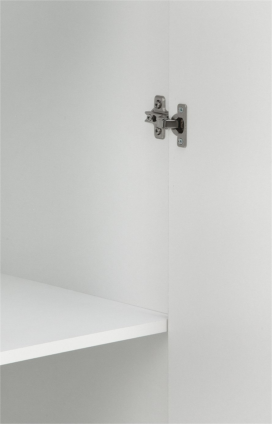Home Seville 3 Door Wardrobe - White | White bedroom wardrobe