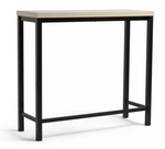 Habitat Zayn Metal 2 Seater Bar Table - Black & Birch ( B Grade 36563 )
