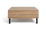Home Loft Living Lift Up Coffee Table - Natural | Hidden Storage Solution