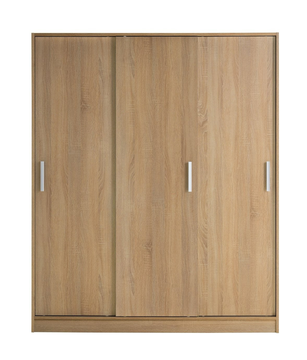 Home Nova 3 Door Sliding Wardrobe - Oak | Spacious Clothing Organization