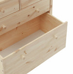 Scandinavia Kids 4 Drawer Chest - Pine | Wooden Storage, Bedroom Unit, Natural