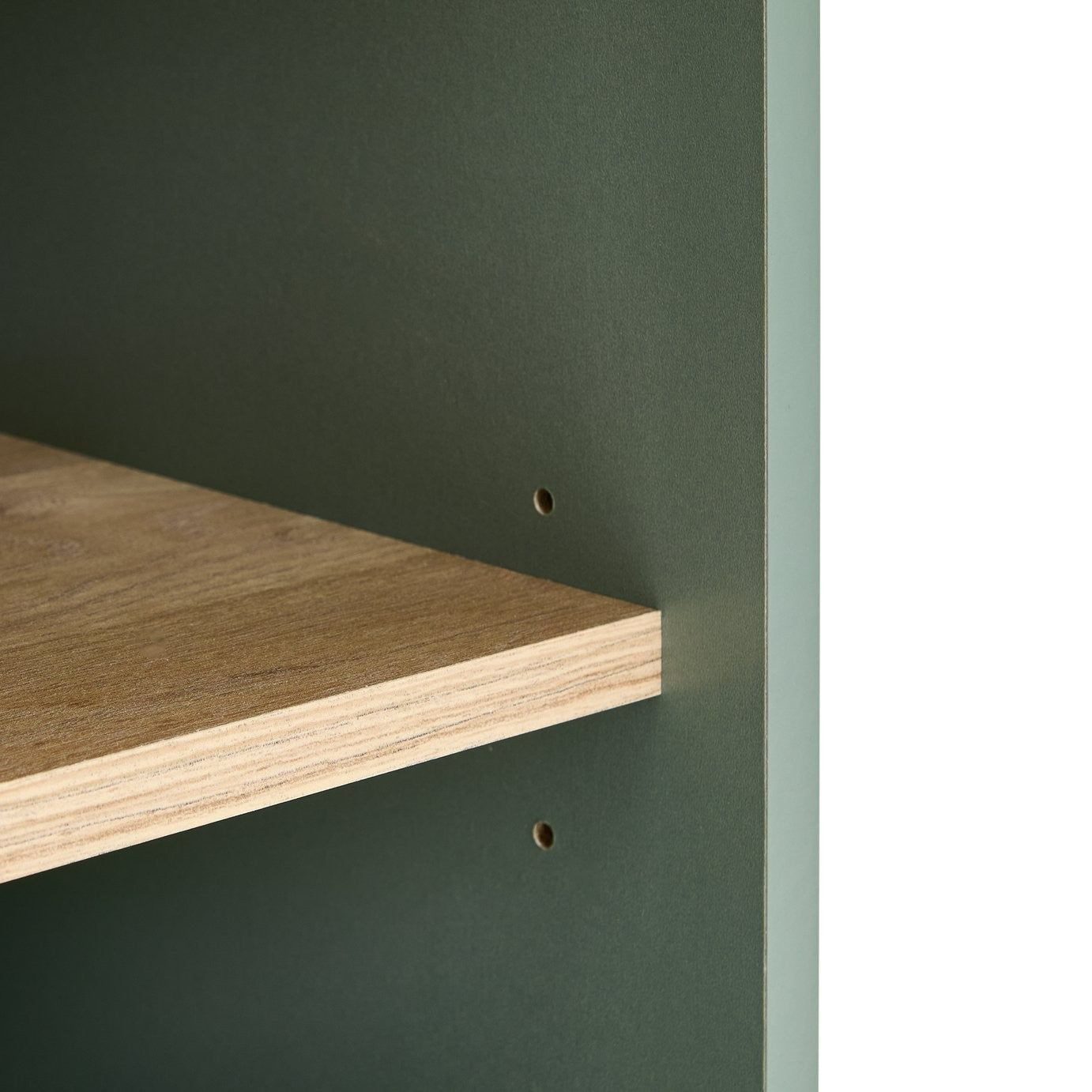 Home Winchester 2 Drawer Shelving Unit - Green | Organized Display Solution