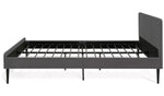 Kristopher Double Fabric Bed Frame Charcoal | Modern Bedroom Furniture Bedstead