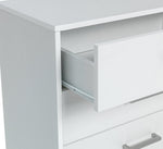 Home Oslo 5 Drawer Chest - White | Stylish Storage Furniture Bedroom Living Room