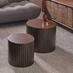 Engel Nest of Coffee Table - Walnut | Space-Saving Living Room Furniture