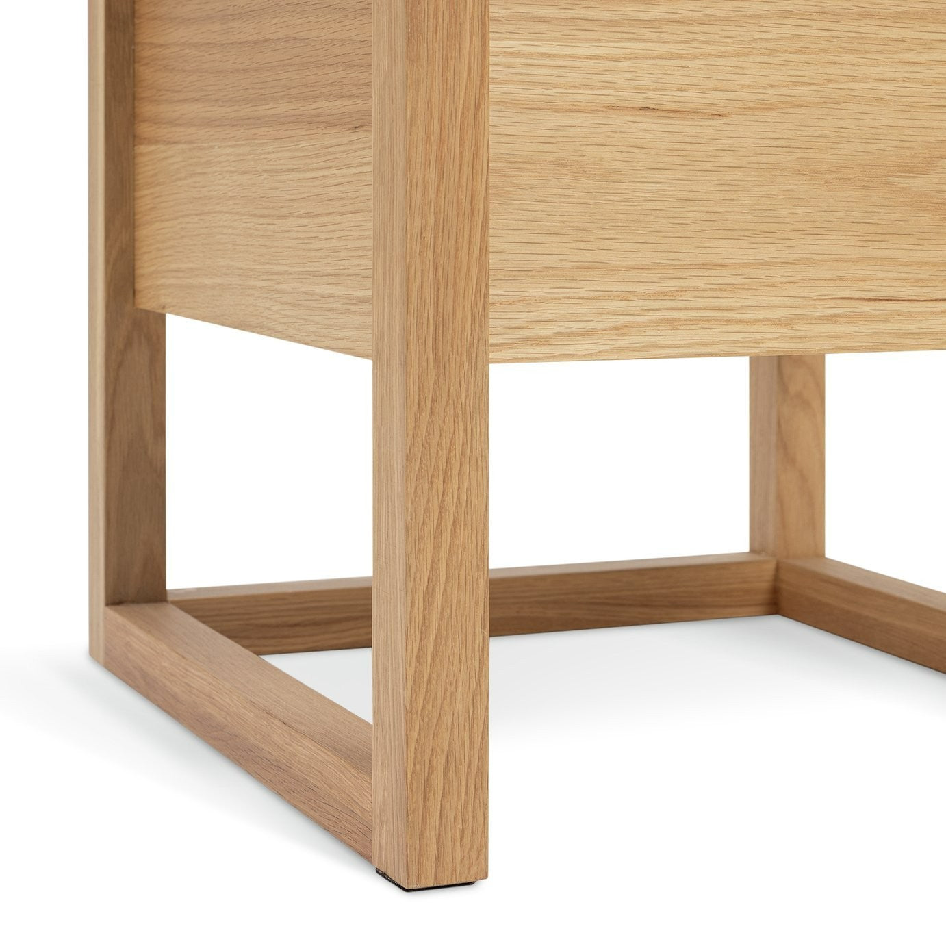60 Hana 1 Drawer Bedside Table - Oak | Compact Storage Solution