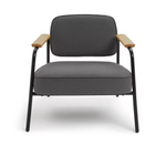Jesper Fabric Accent Chair - Grey