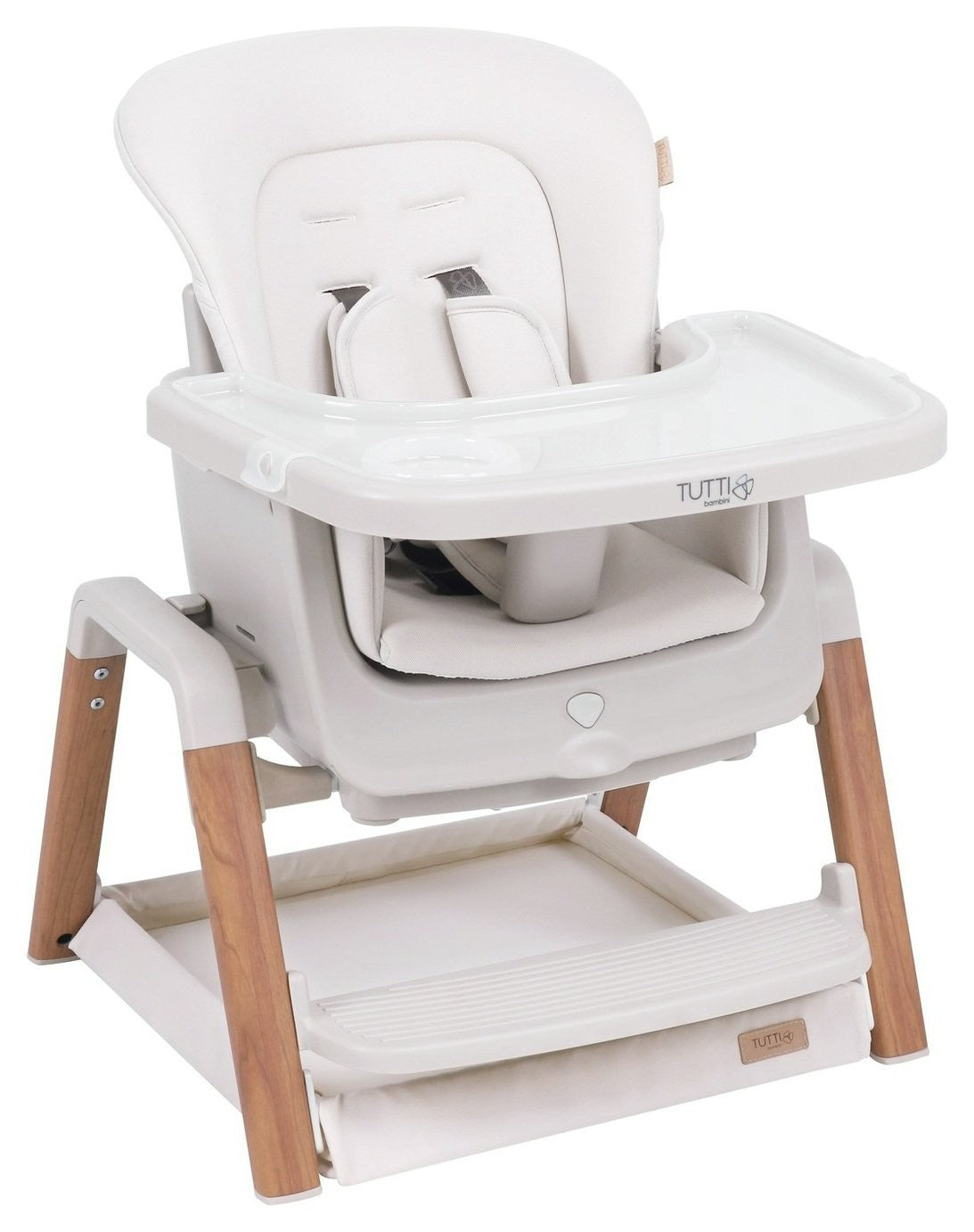 Tutti Bambini Nova Walnut Multifunctional Highchair | Baby feeding chair