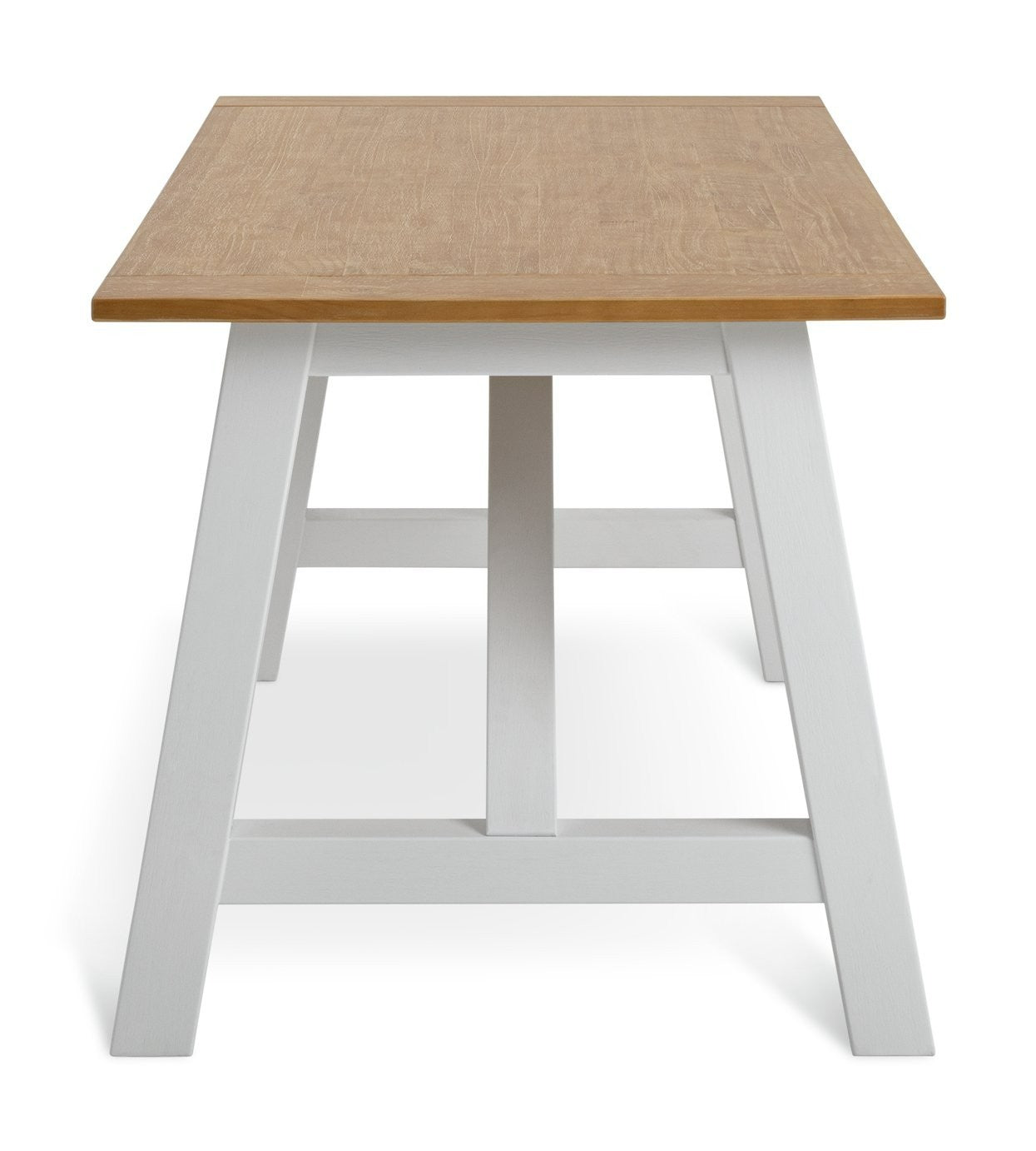 Burford Solid Wood 4 Seater Dining Table - White | Stylish Kitchen Design