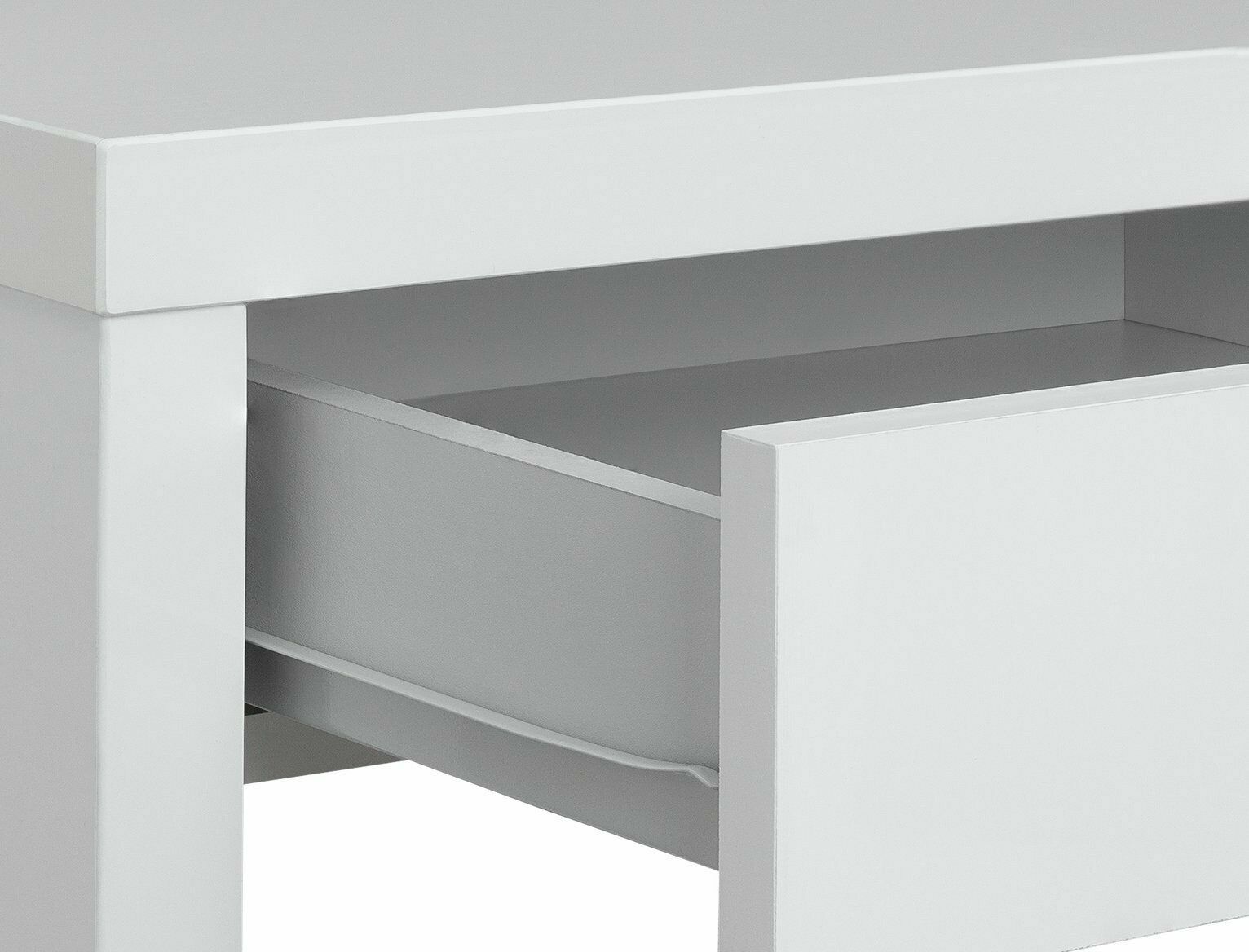 Habitat Jenson Dressing Table Desk - White Gloss ( B Grade 33812 )