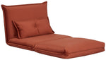 Lottie Fabric Chair Bed - Rust
