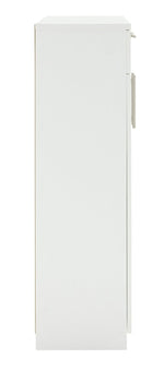 Brisbane 2 Door Shoe Storage Cabinet - White