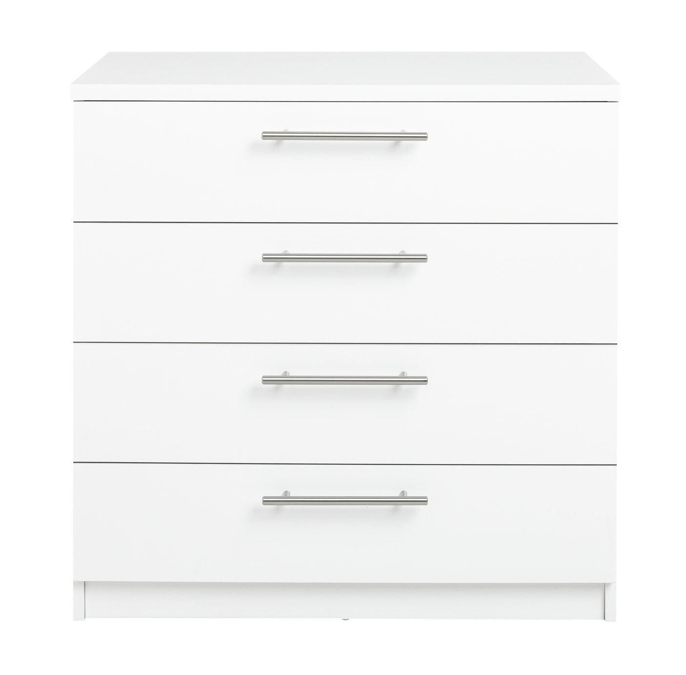 Home Brisbane 4 Drawer Chest White (B Grade)