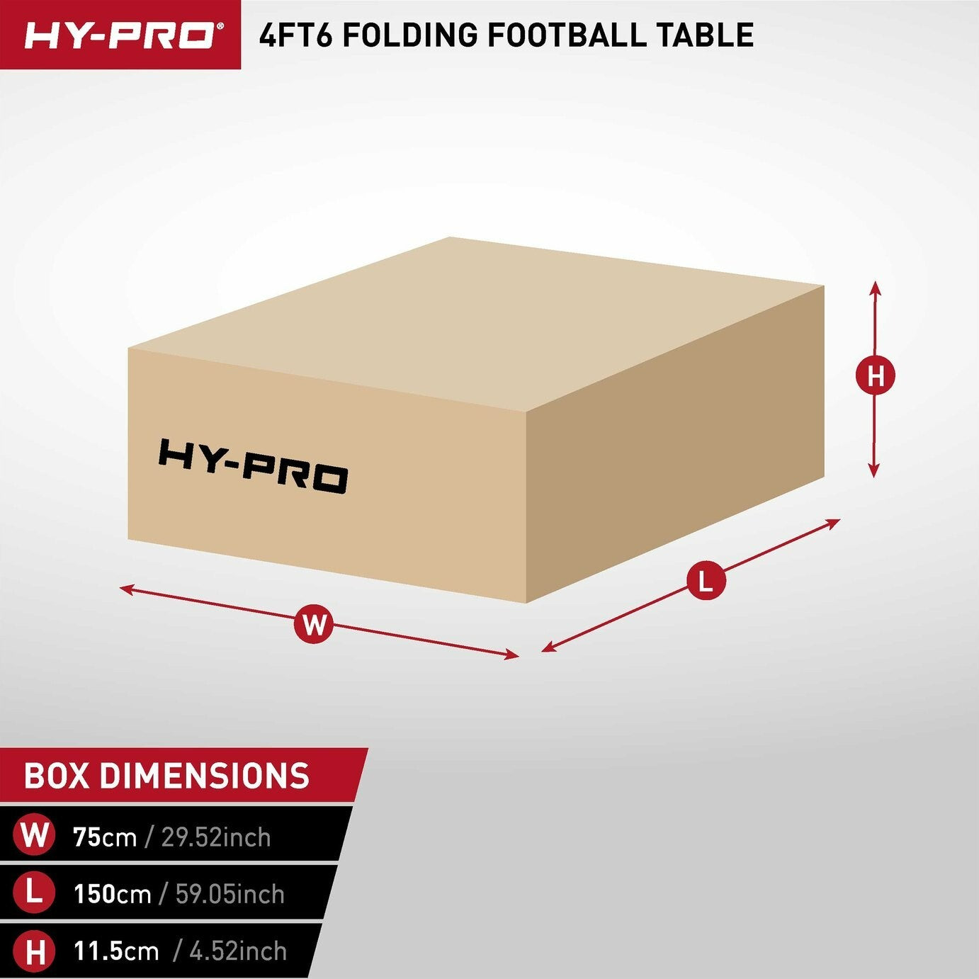 Hy-Pro Retro Folding Football Table