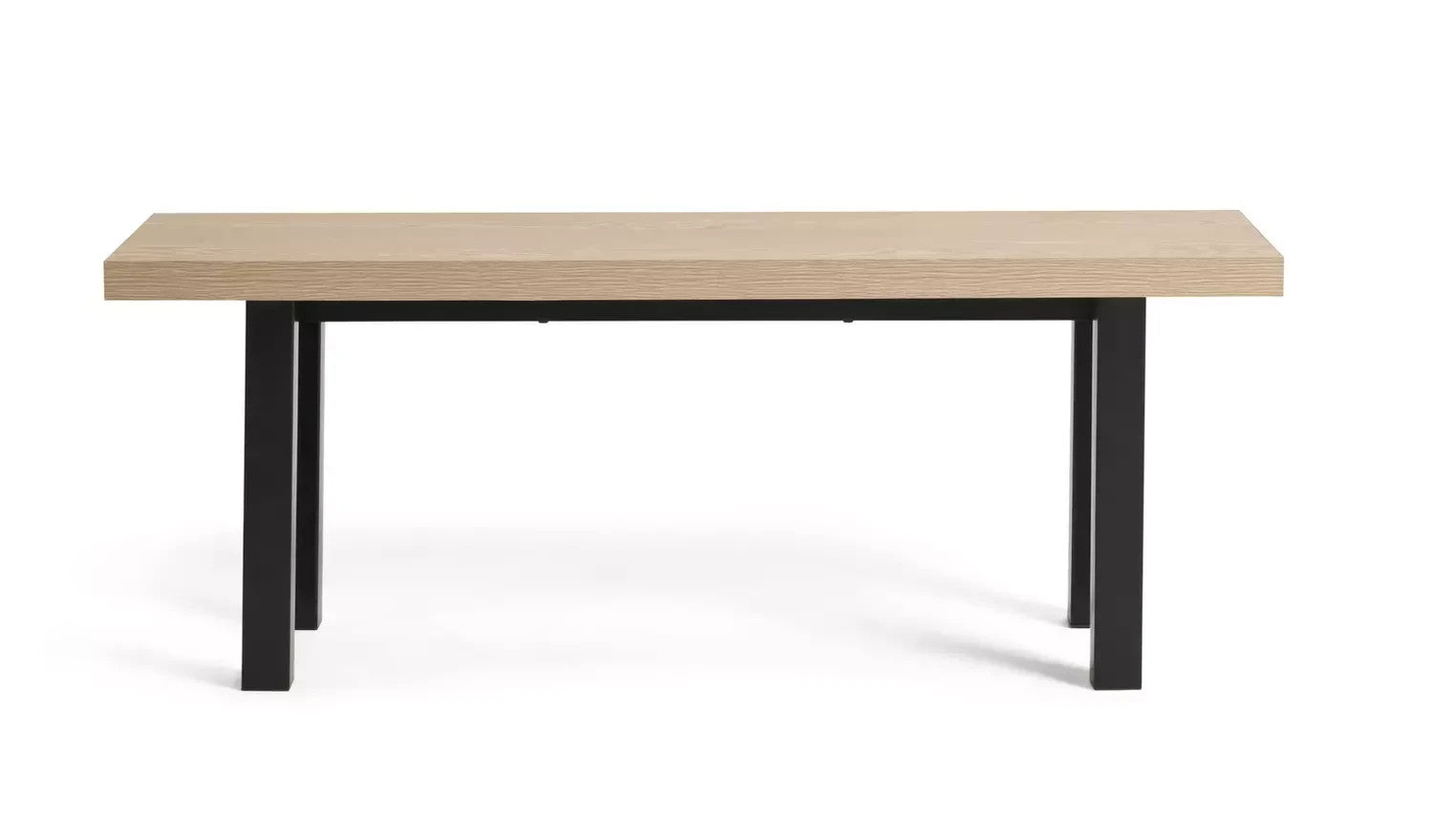 Home Zayn Dining Table & 2 Benches Birch | Space Saving Dining Furniture Set