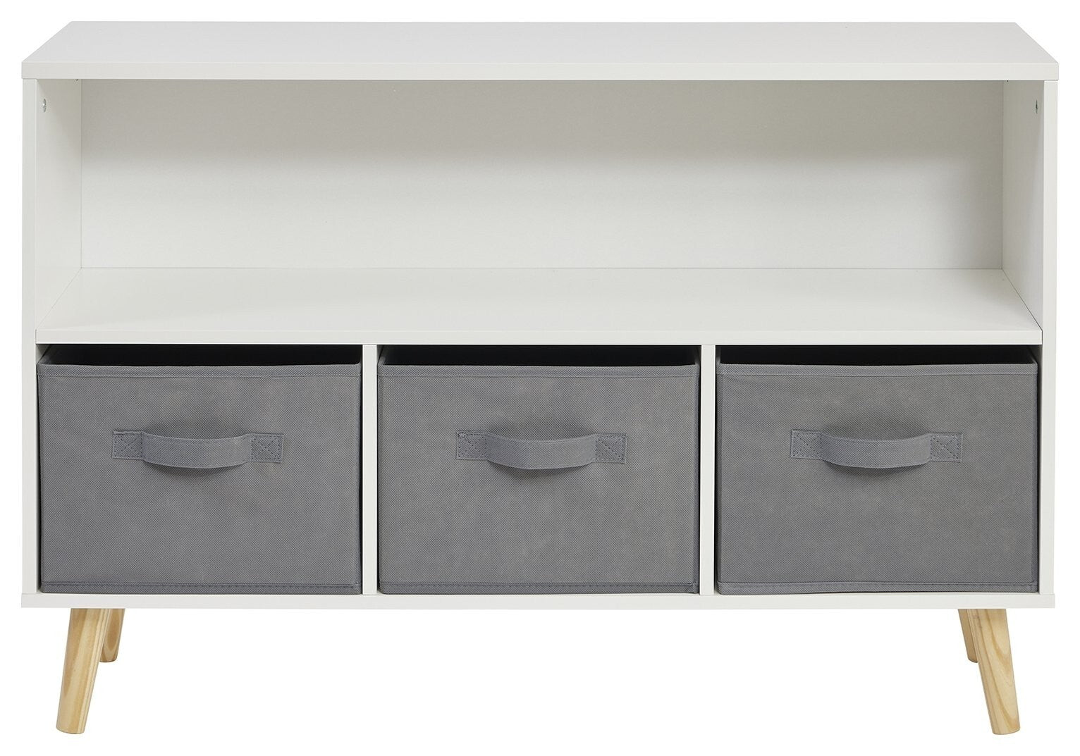 Liberty House Kids Storage Unit with Storage Bins - White ( B Grade 39527 )