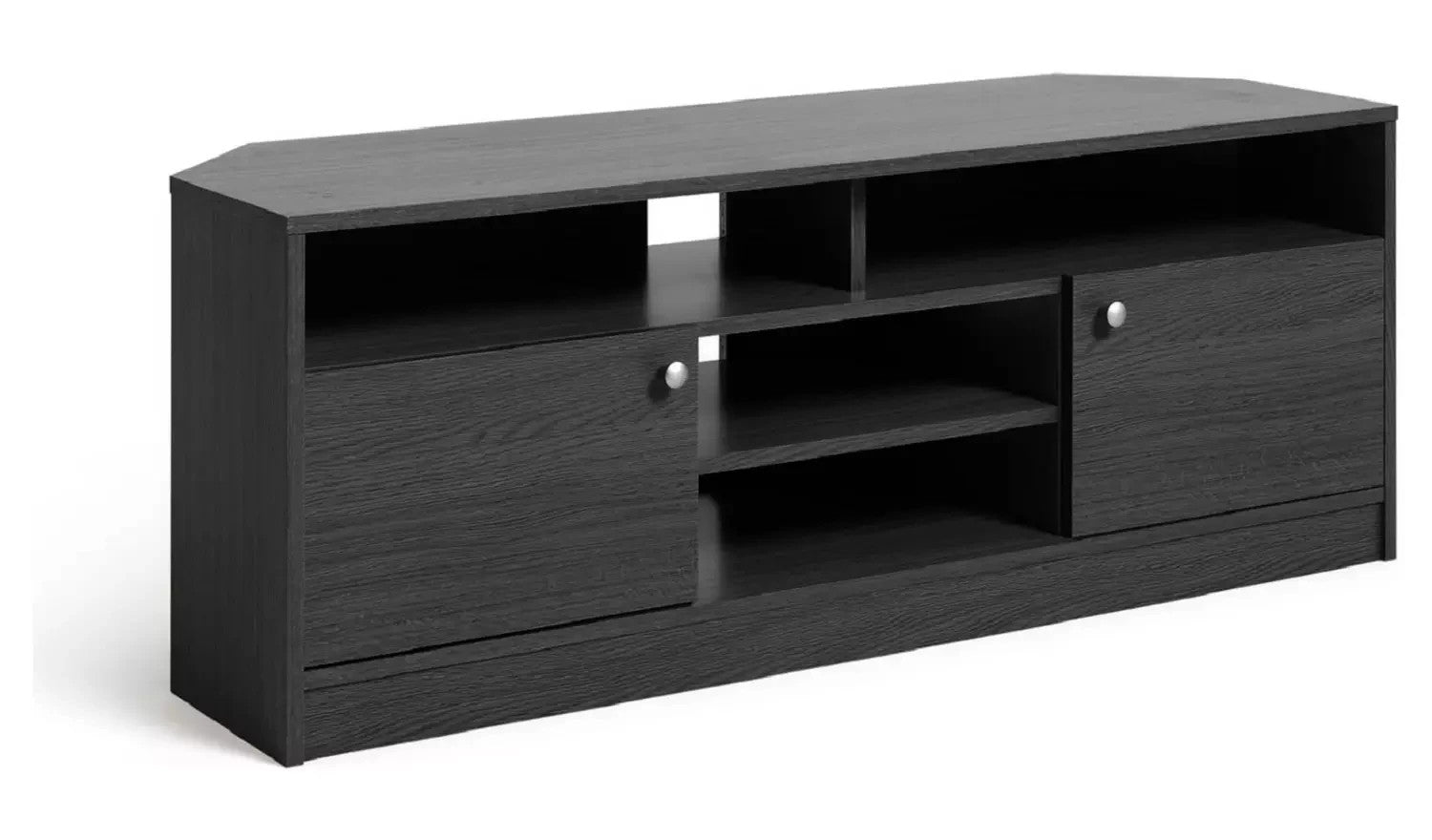 Home Corners 2 Door TV Unit - Black ( B Grade )