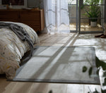 Home Plain Border Grey Cut Pile Rug - 230x160cm
