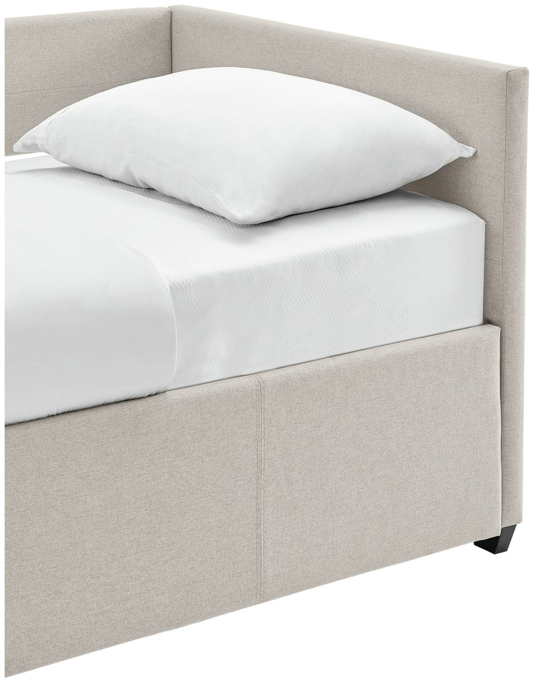 Home Tamara Trundle Day Bed - Natural | Sofa bed for small rooms