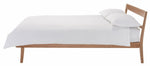 Tatsuma Superking Wooden Bed Frame - Ash | Solid Timber Look
