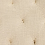 Home Novara Pair of Fabric Dining Chair - Cream | Soft Upholstered Comfort